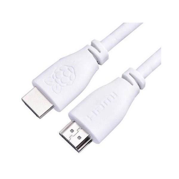 RASPBERRY PI Adaptateur HDMI - 1m - Blanc