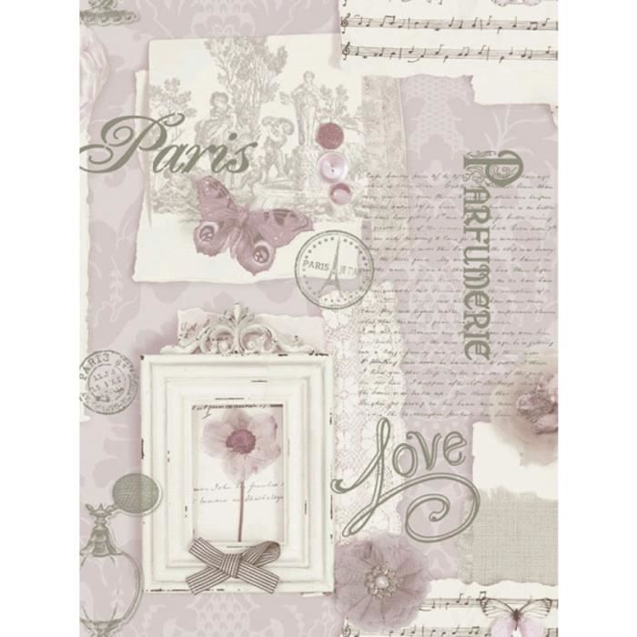 Felicity Paris Wallpaper Rose Tendre Art Et Essai 665403 Achat
