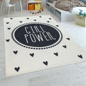 TAPIS Tapis Enfant Chambre Enfant Filles Lavable Inscrip