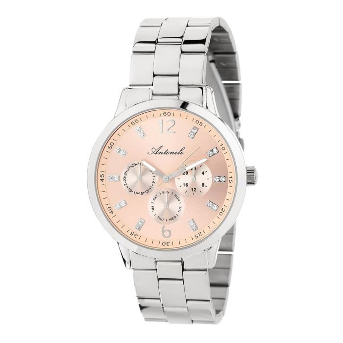 ANTONELI Montre Femme Quartz ANT1163 Bracelet Acier