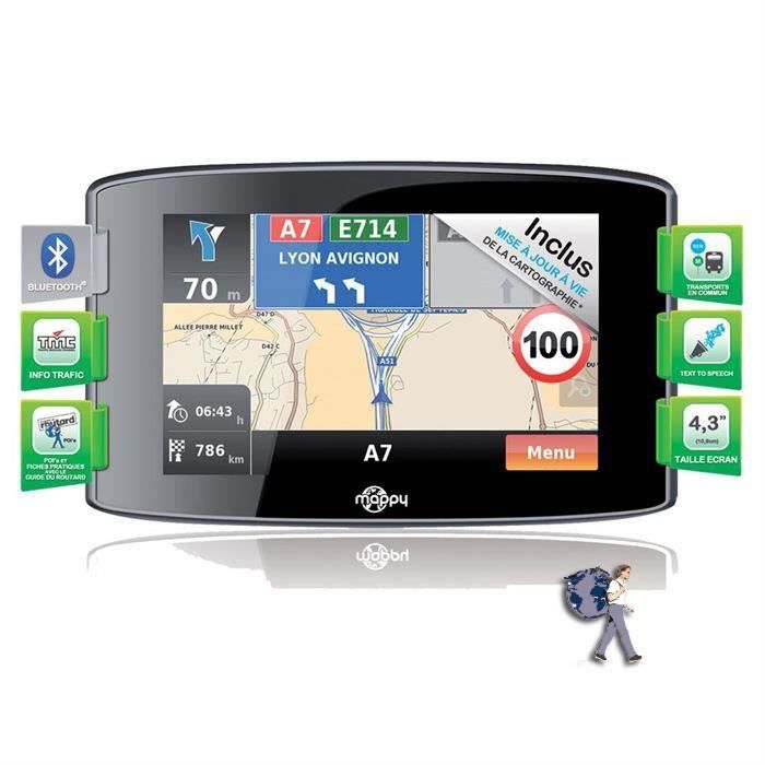 GPS Mappy Iti S439 CAV   Achat / Vente GPS AUTONOME GPS Mappy Iti S439