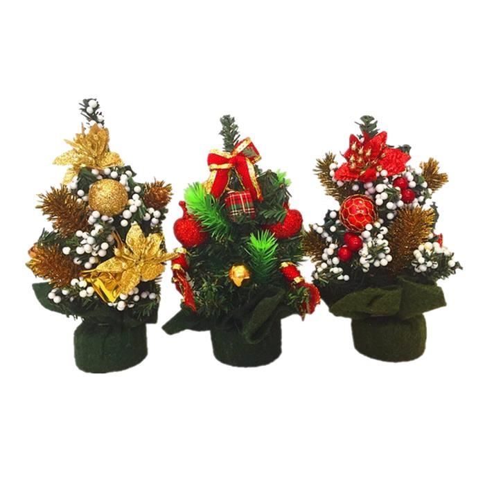 1 pc de 20cm Mini Sapin artificiel de Noel Decoration Decor Ornement