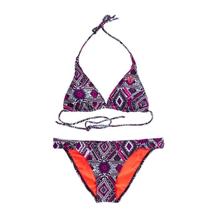 FREEGUN Maillot De Bain 2 Pièces Femme Miss Freegun Motifs Azteque pour Femme