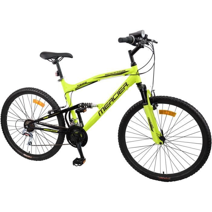MERCIER Vélo 26'' 18 vitesses tout suspension Vbrake