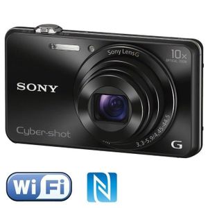 SONY DSC-WX220 Noir - CMOS 18 MP Zoom 10x Appareil photo numérique Compact SONY DSC-WX220 Noir - CMOS 18 MP Zoom 10x Appareil photo numérique Compact