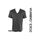 DOLCE&GABBANA - T-SHIRT HOMME COL EN V GRIS ANTHRA