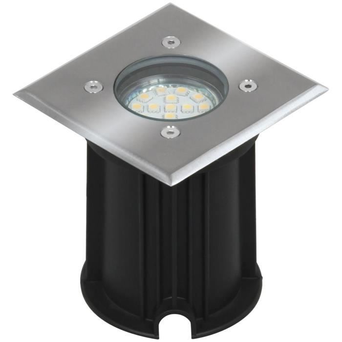 SMARTWARES Spot extérieur Led encastrable carré 5000.459 Ranex