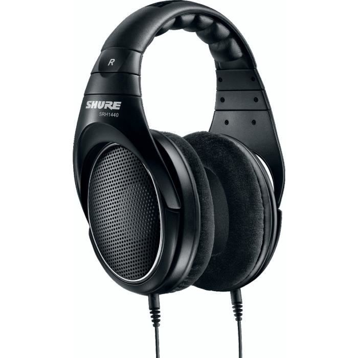 SHURE SSE SRH1440 Casque Pro ouvert - Noir