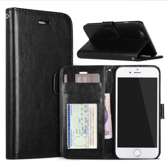 coque iphone 7 portefeuille noir coque iphone 7 portefeuille noir