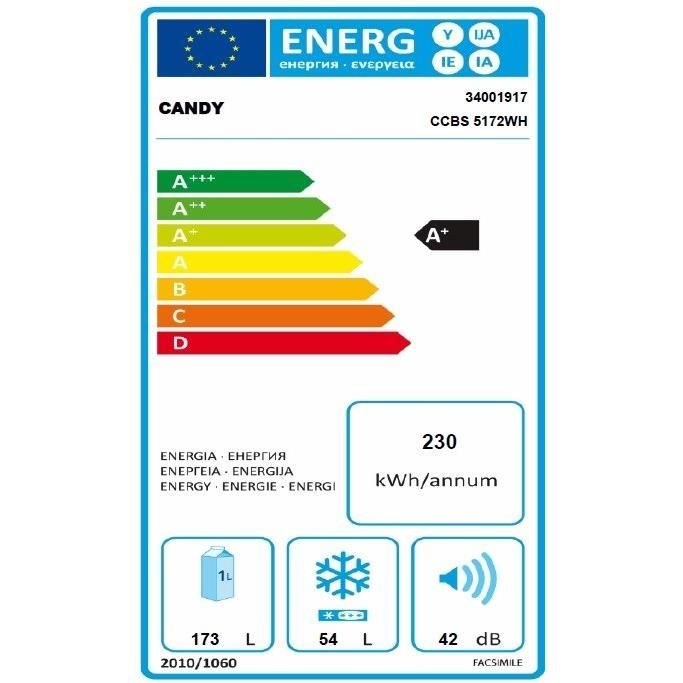  CCBS5172WH - Réfrigérateur combiné3