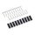 Phobya Connector 2Pin Stecker inkl. 2 Pins - 10 St