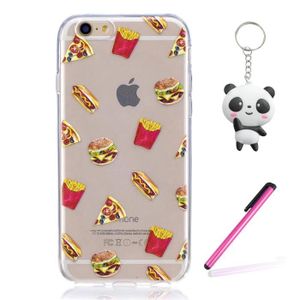 coque iphone 6 hamburger silicone