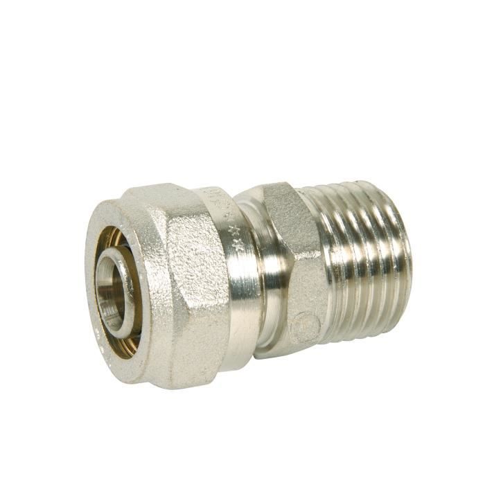 DIPRA Raccord tube multicouche Alize 'o Mâle fixe 15/21mm - tube D.16mm