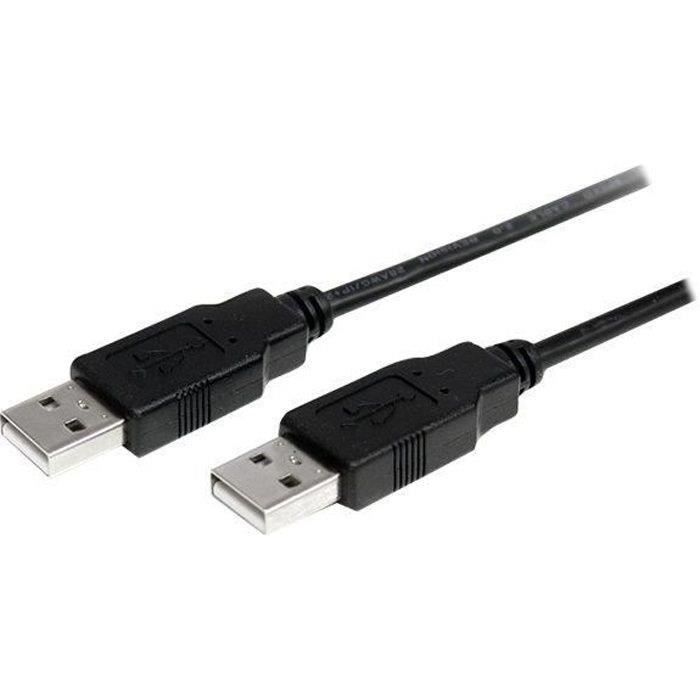 Cable USB 2.0 A vers A de 2 m - M/M - Cordon USB A - M/M - USB2AA2M