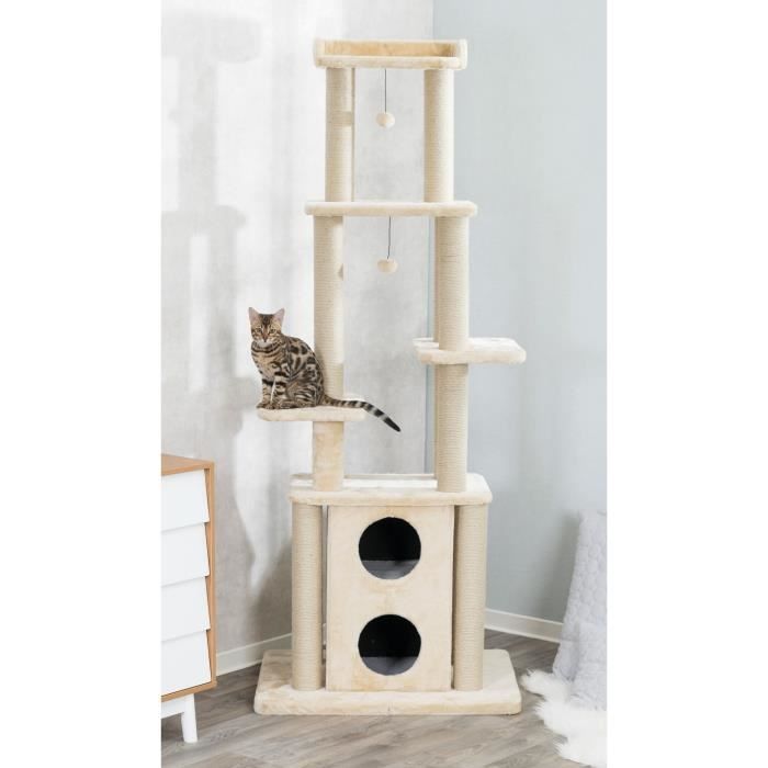 TRIXIE Arbre à chat Lydia - 193 cm - Beige