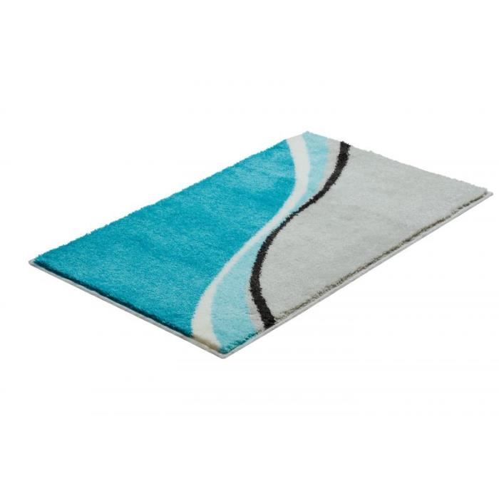 Tapis Salle De Bain Bleu Turquoise Enredada
