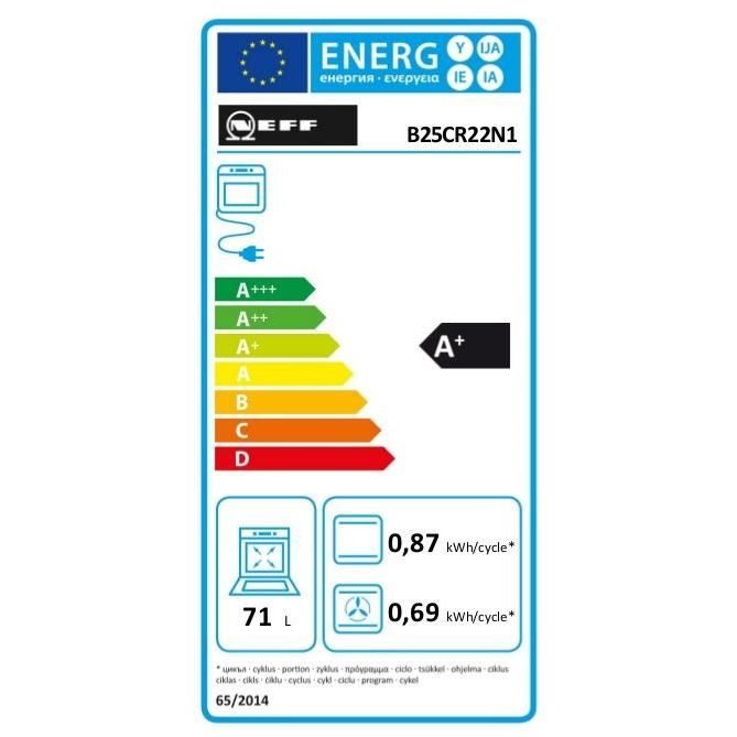  B25CR22N1 Four électrique encastrable-Air3
