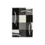 Tapis Shaggy Moderne Coloris Beige Gris Et Noir 120 X 170cm