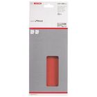 Bosch 2608605844 10 Feuilles abrasives pour ponceuses vibrantes 115 x 280 mm 14 trous Grain 120