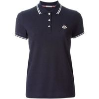 POLO MONCLER FEMME 838600084667778 BLEU COTON POLO POLO MONCLER FEMME 838600084667778 BLEU COTON POLO