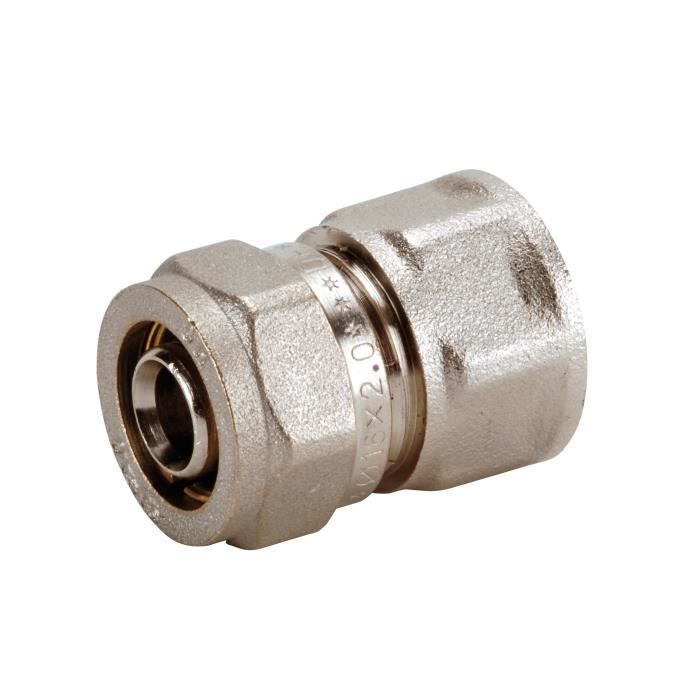 DIPRA Raccord tube multicouche Alize 'o Femelle fixe 15/21mm - tube D.16mm