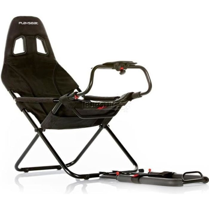 PLAYSEAT Siège simulation automobile CHALLENGE - Cadre acier - Alcantara - Noir