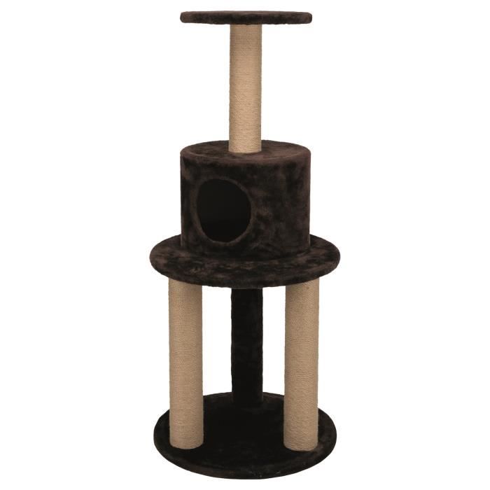 TRIXIE Arbre à chat Elicio - Ø 50 x 113 cm - Brun foncé