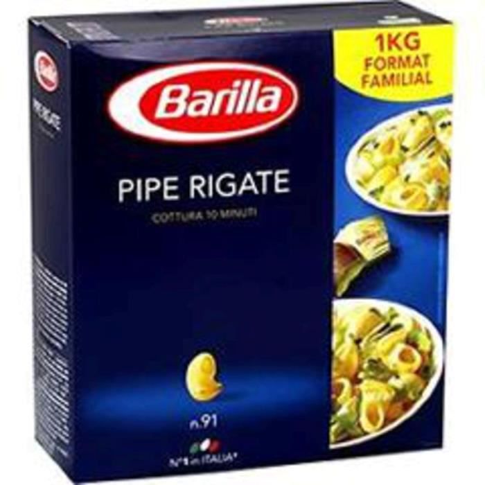 BARILLA Pipe rigate Pâtes 1kg - Achat / Vente penne torti & autres ...