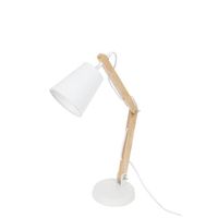 LAMPE A POSER HAPPY Lampe à poser style scandinave E14 40W blanc LAMPE A POSER HAPPY Lampe à poser style scandinave E14 40W blanc