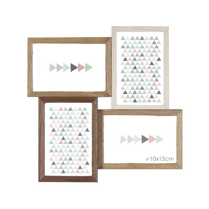 EMOTION Cadre photo multivues Scandi 32x32 cm 4 vues