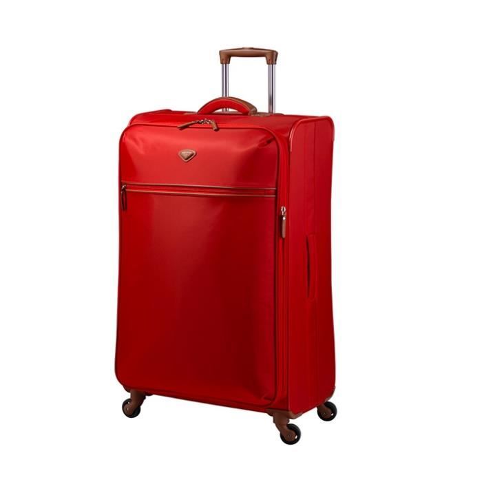 JUMP - NICE Valise Extensible 4 Roues Coquelicot