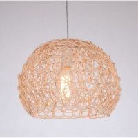 LUSTRE ET SUSPENSION Lustre - suspension Beige Nouveau Tissage Rotin Lu LUSTRE ET SUSPENSION Lustre - suspension Beige Nouveau Tissage Rotin Lu