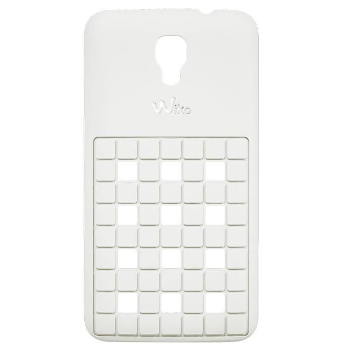 Wiko Coque damier Wiko Bloom Blanche