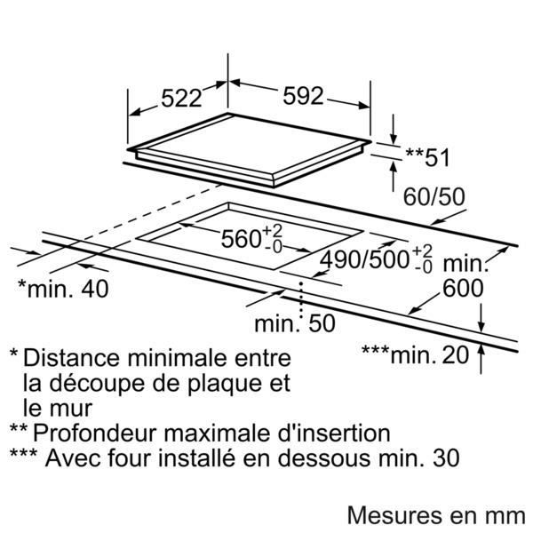  EX651FEB1F - Table de cuisson induction - 4 zones2