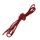 lacets ronds coton ciré couleur rouge Vermillon: T