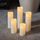 Lot de 5 Bougies Piliers en Cire LED à Piles