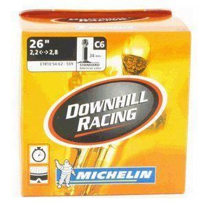 MICHELIN - Chambre à air 26 pouces type C6 modèle DOWNHILL RACING ulisation DH dimensions 54/62X559 DH Valve presta 40mm