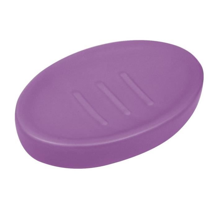 FRANDIS Porte savon en céramique Violet
