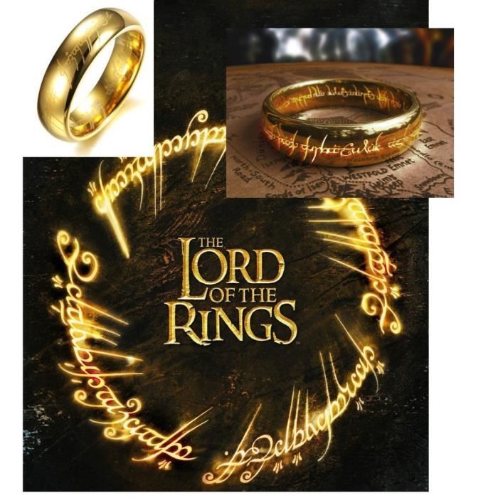Bague du film le seigneur des anneaux lord of the ring anneau mon precieux Achat / Vente bague
