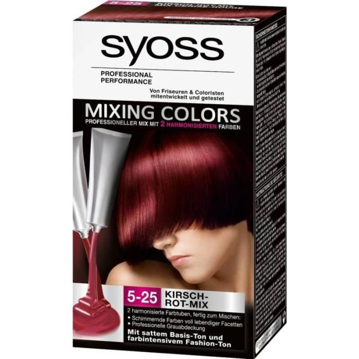 Краска для волос 5.25. Краска Syoss Mixing Colors палитра. Syoss Color краска для волос 5 25. Сьёс краска вишня. Краска для волос сьес вишневый.