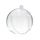 4 10 Cm Plastique Transparent Noël Boules Boules Sphère à