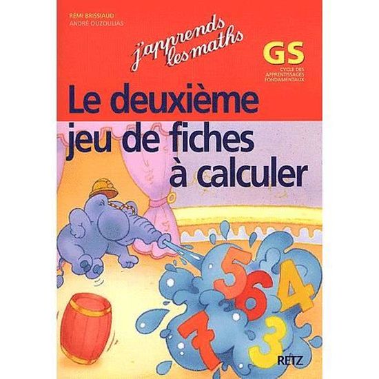 Le Deuxième Jeu De Fiches à Calculer Gs - 