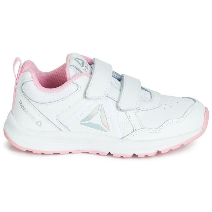 REEBOK Baskets Almatio 4.0 - Enfant - Blanc et rose