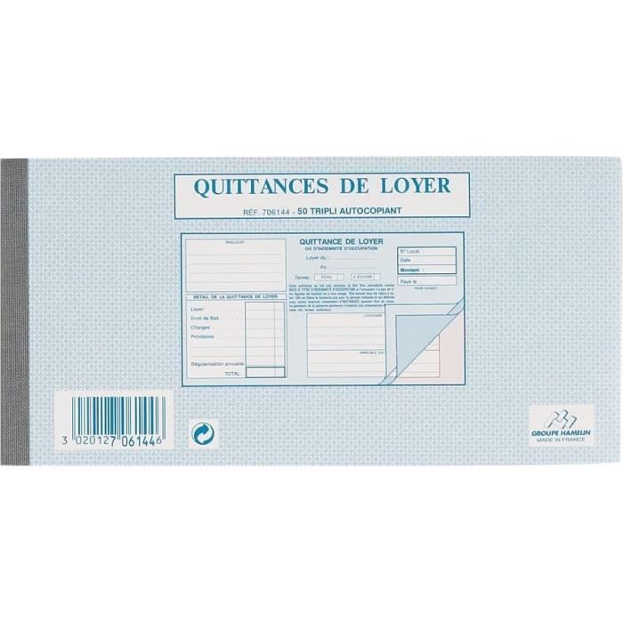 50 Feuilles de facture autocollantes - 10,5 cm x 21 cm x 1 cm - Petits carreaux