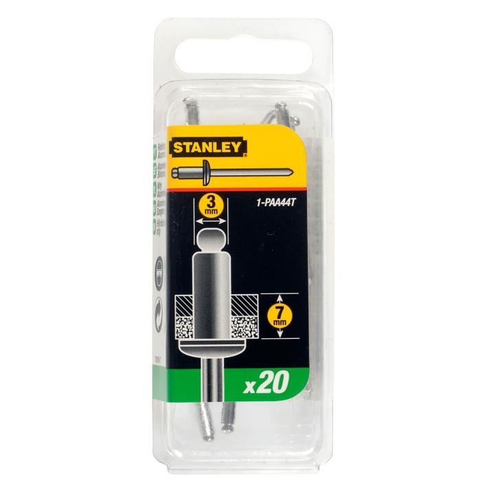 STANLEY Rivet aluminium - en boîte