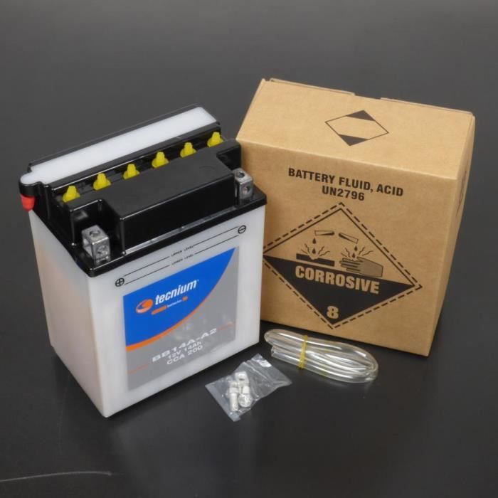 Batterie Tecnium 12V 14Ah quad Polaris 500 Sportsman 1999 à 2011 YB14A