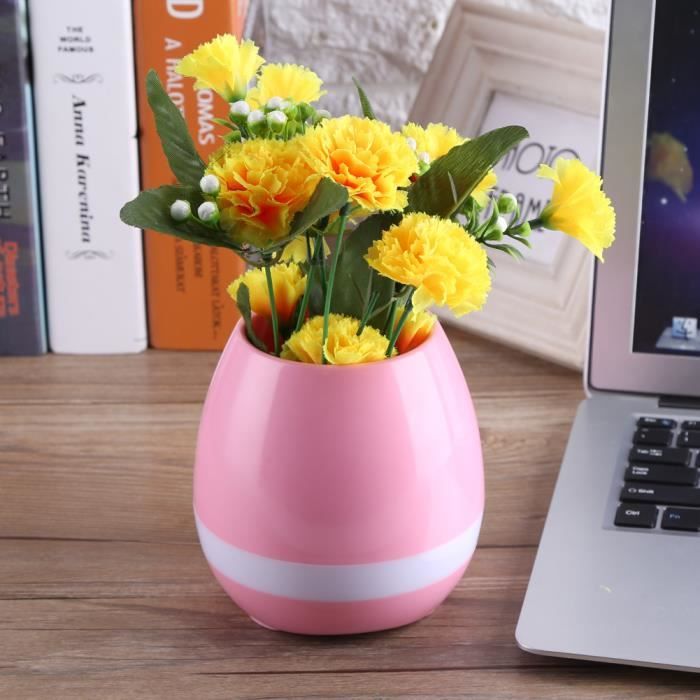 Pots De Fleurs à Musique Intelligente Haut Parleur Bluetooth