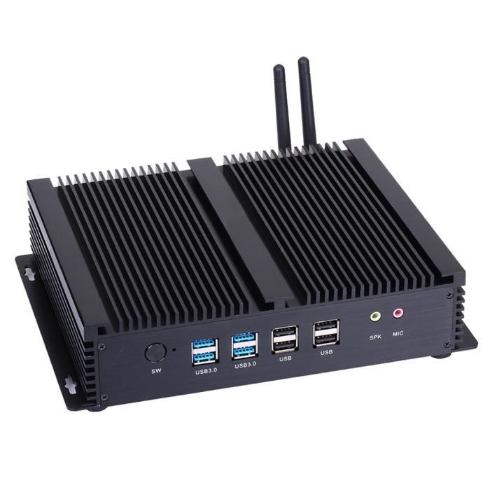 Core i7 Mini PC industriel 6 * COM HDMI VGA USB1