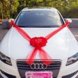 King Kit De Decoration De Voiture Mariage Luxe Rouge 8 Pieces