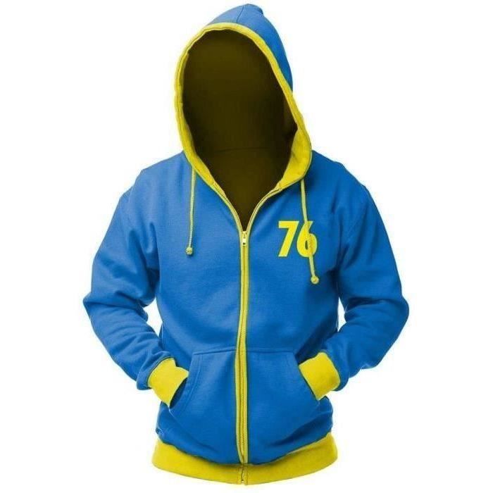 Sweat à capuche Fallout avec zip : Vault 76